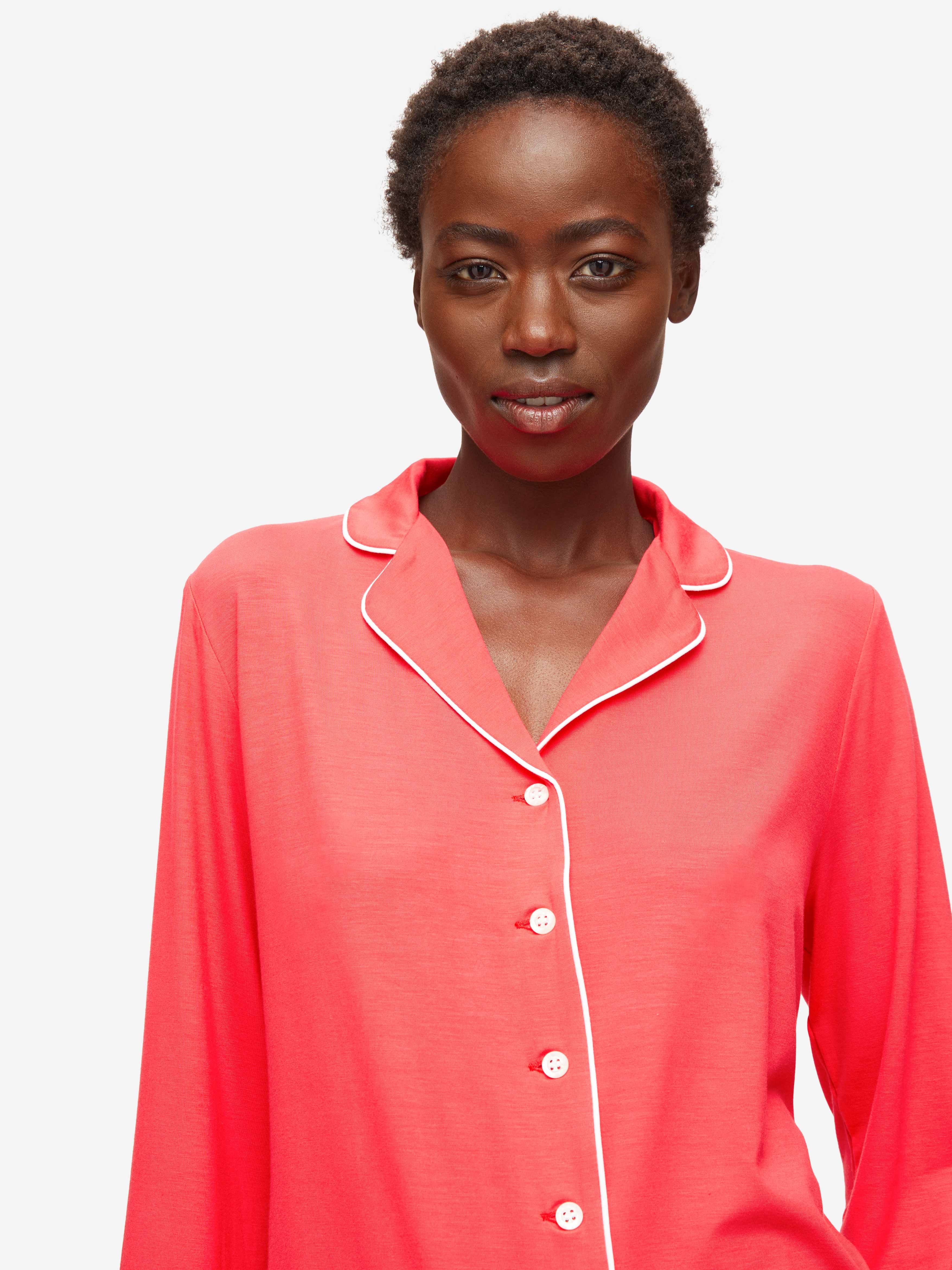 Women's Pyjamas Lara 2 Micro Modal Stretch Pink sold by Derek Rose product image thumbnail 6