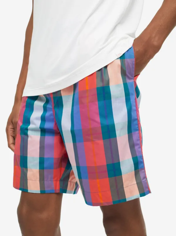 Men's Lounge Shorts Barker 33 Cotton Multi sold by Derek Rose