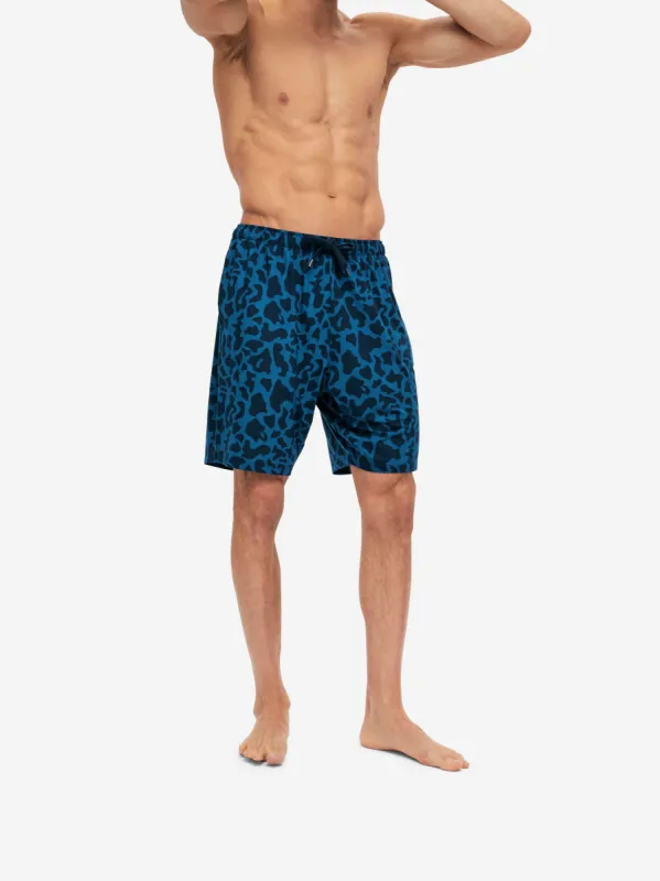 Men's Lounge Shorts London 7 Micro Modal Stretch Navy sold by Derek Rose