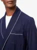 Men's Robe Royal 40 Cotton Navy sold by Derek Rose