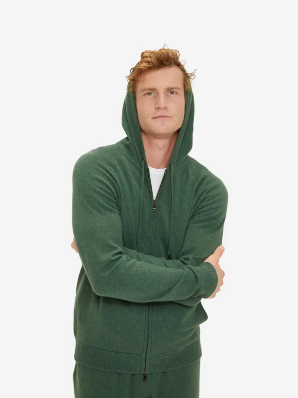 Men's Hoodie Finley Cashmere Green sold by Derek Rose
