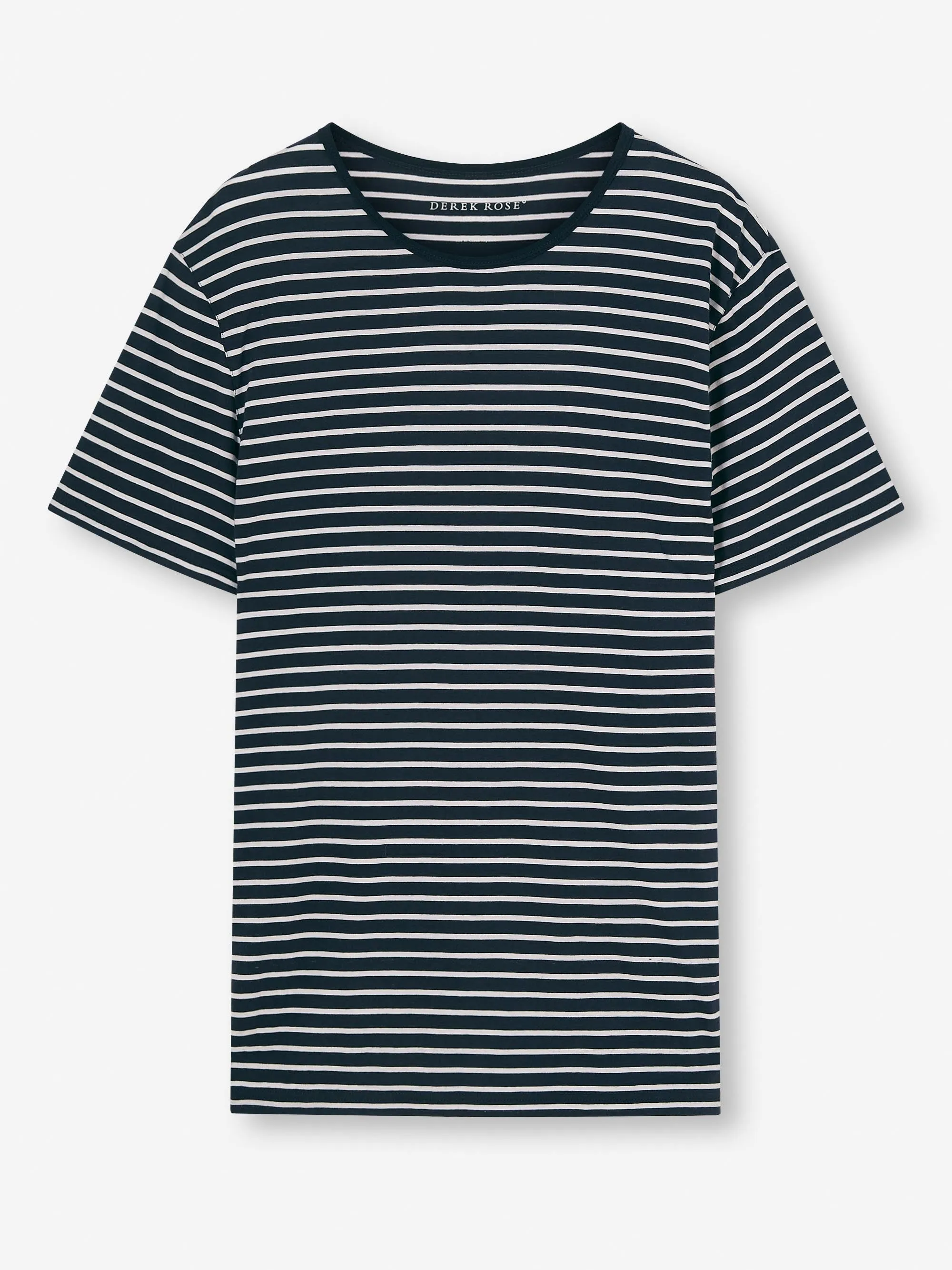 Men's T-Shirt Ryder Pima Cotton Navy sold by Derek Rose product image thumbnail 2