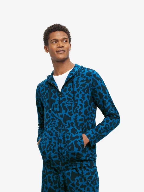 Men's Hoodie London 7 Micro Modal Stretch Navy sold by Derek Rose