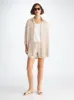 Women's Shirt Sicily Linen Sand sold by Derek Rose