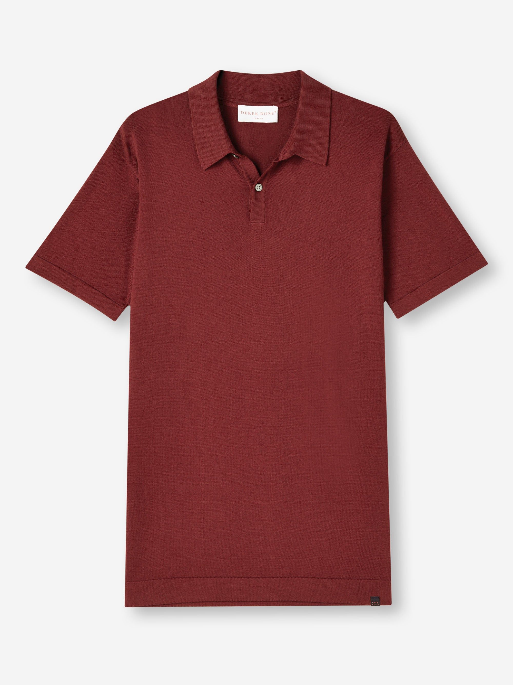 Men's Polo Shirt Jacob Sea Island Cotton Wine sold by Derek Rose product image thumbnail 2