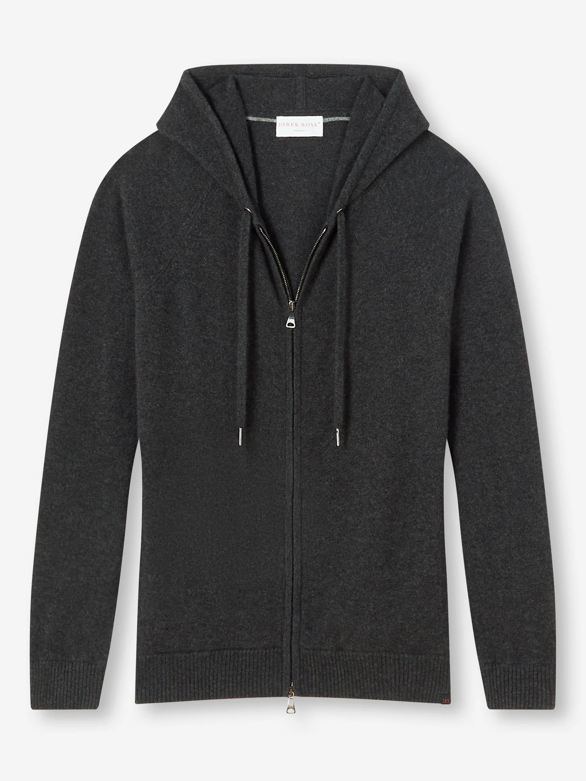 Men's Finley Cashmere Hoodie and Track Pants Charcoal Set sold by Derek Rose product image thumbnail 4