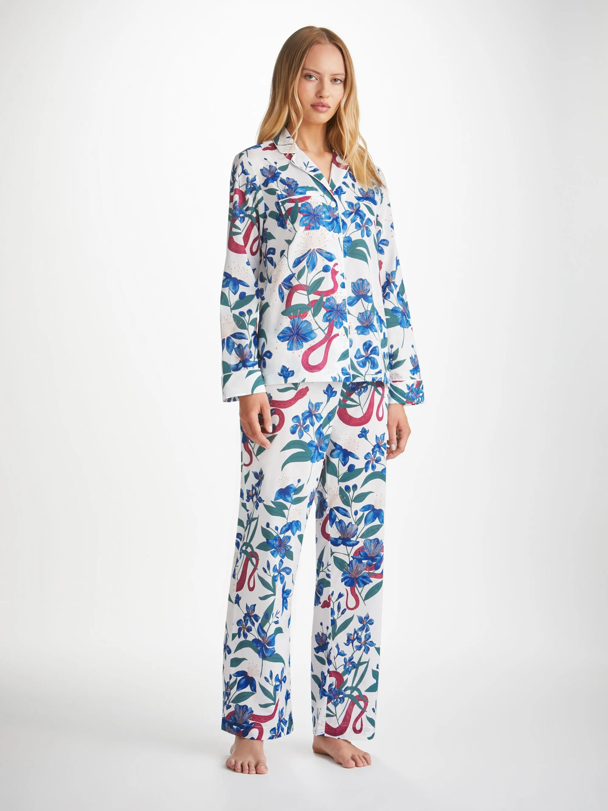 Women's Pyjamas Ledbury 68 Cotton Batiste Multi sold by Derek Rose
