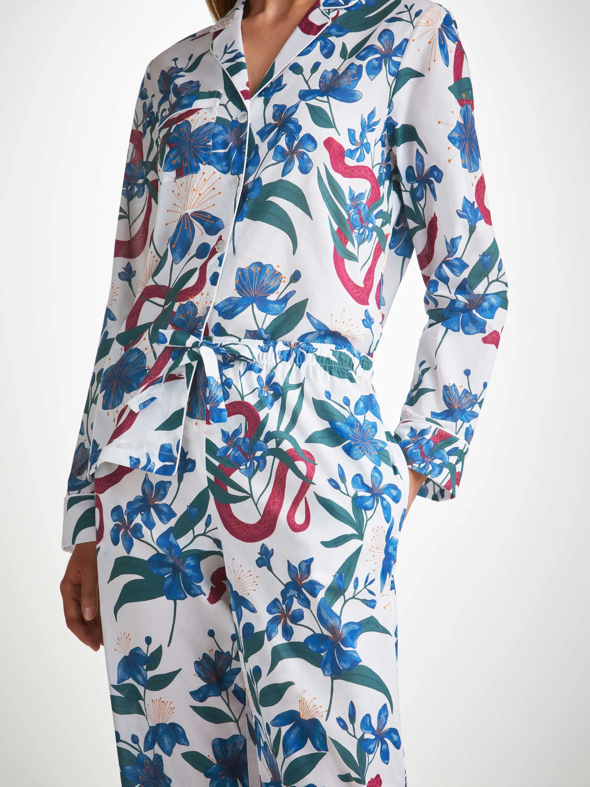Women's Pyjamas Ledbury 68 Cotton Batiste Multi sold by Derek Rose product image thumbnail 5