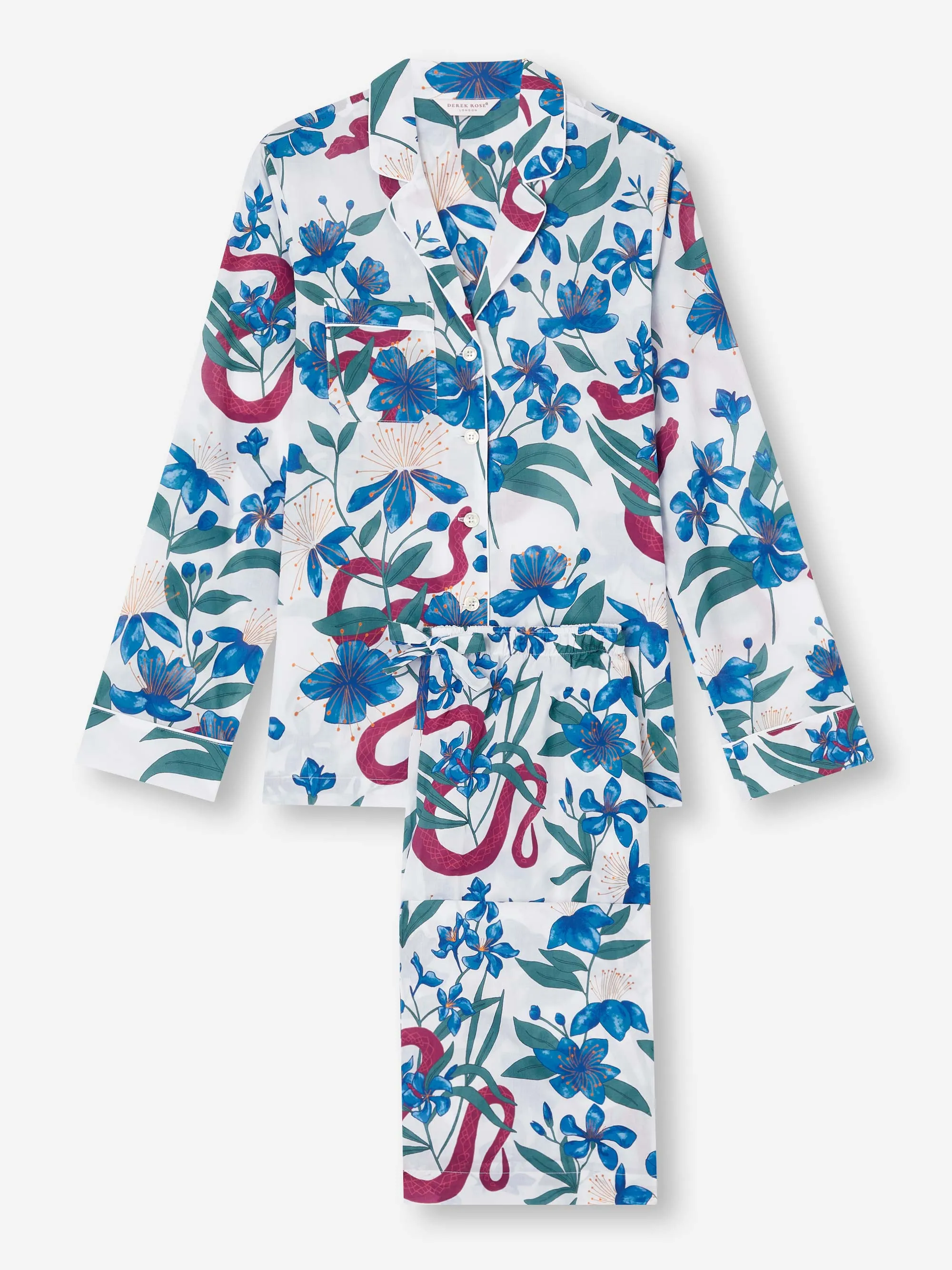 Women's Pyjamas Ledbury 68 Cotton Batiste Multi sold by Derek Rose product image thumbnail 2