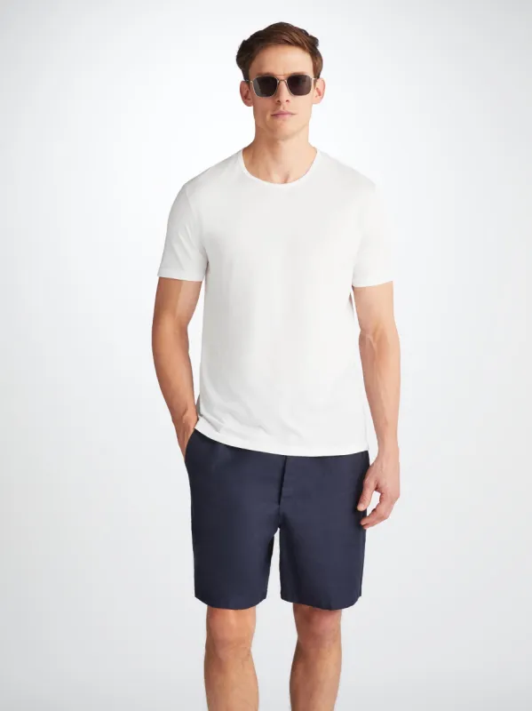 Men's T-Shirt Riley Pima Cotton White sold by Derek Rose