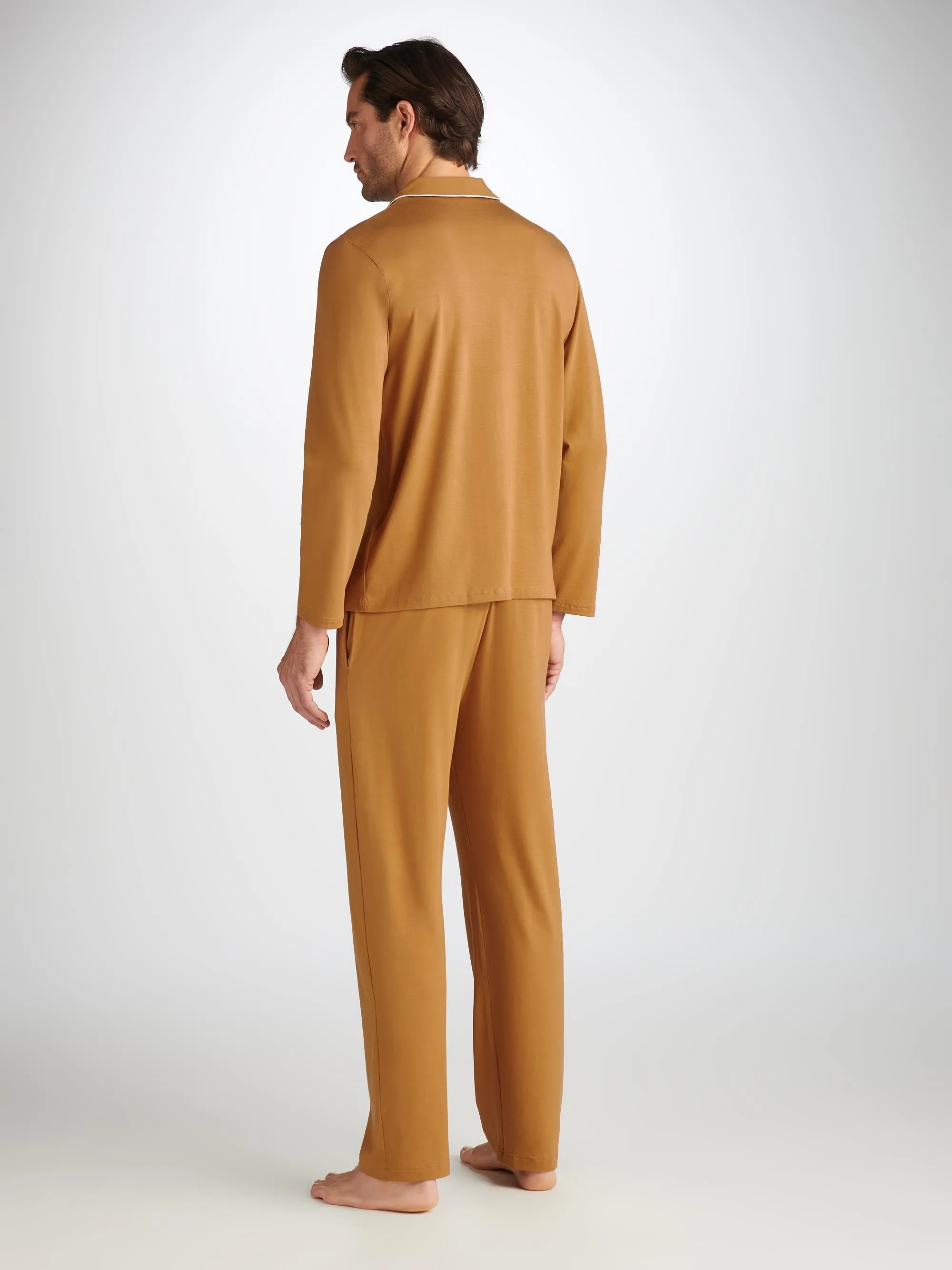 Men's Pajamas Basel Micro Modal Stretch Gold sold by Derek Rose product image thumbnail 4