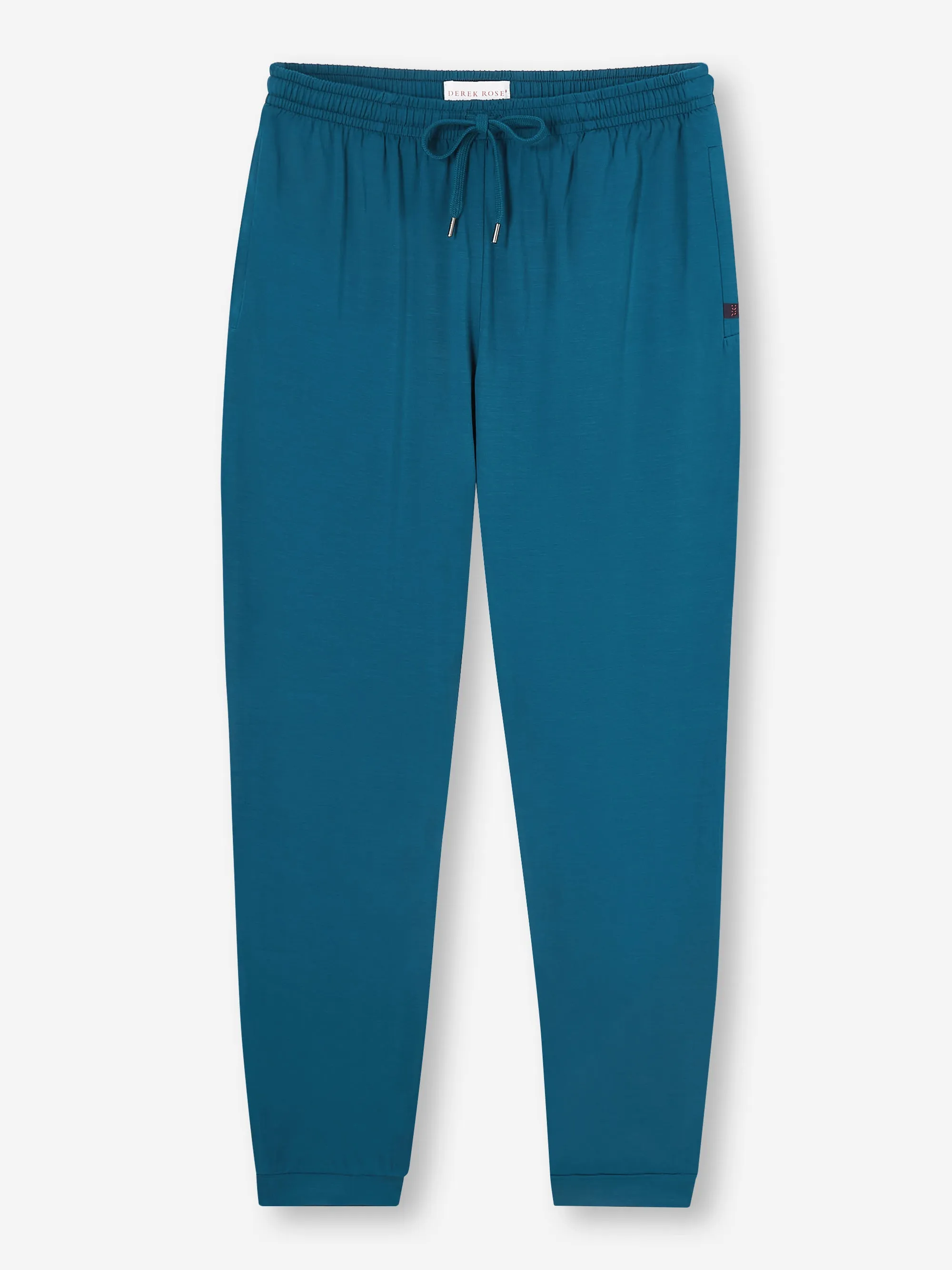Men's Track Pants Basel Micro Modal Stretch Poseidon Blue sold by Derek Rose product image thumbnail 2