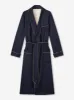 Men's Robe Duke Cashmere Navy sold by Derek Rose