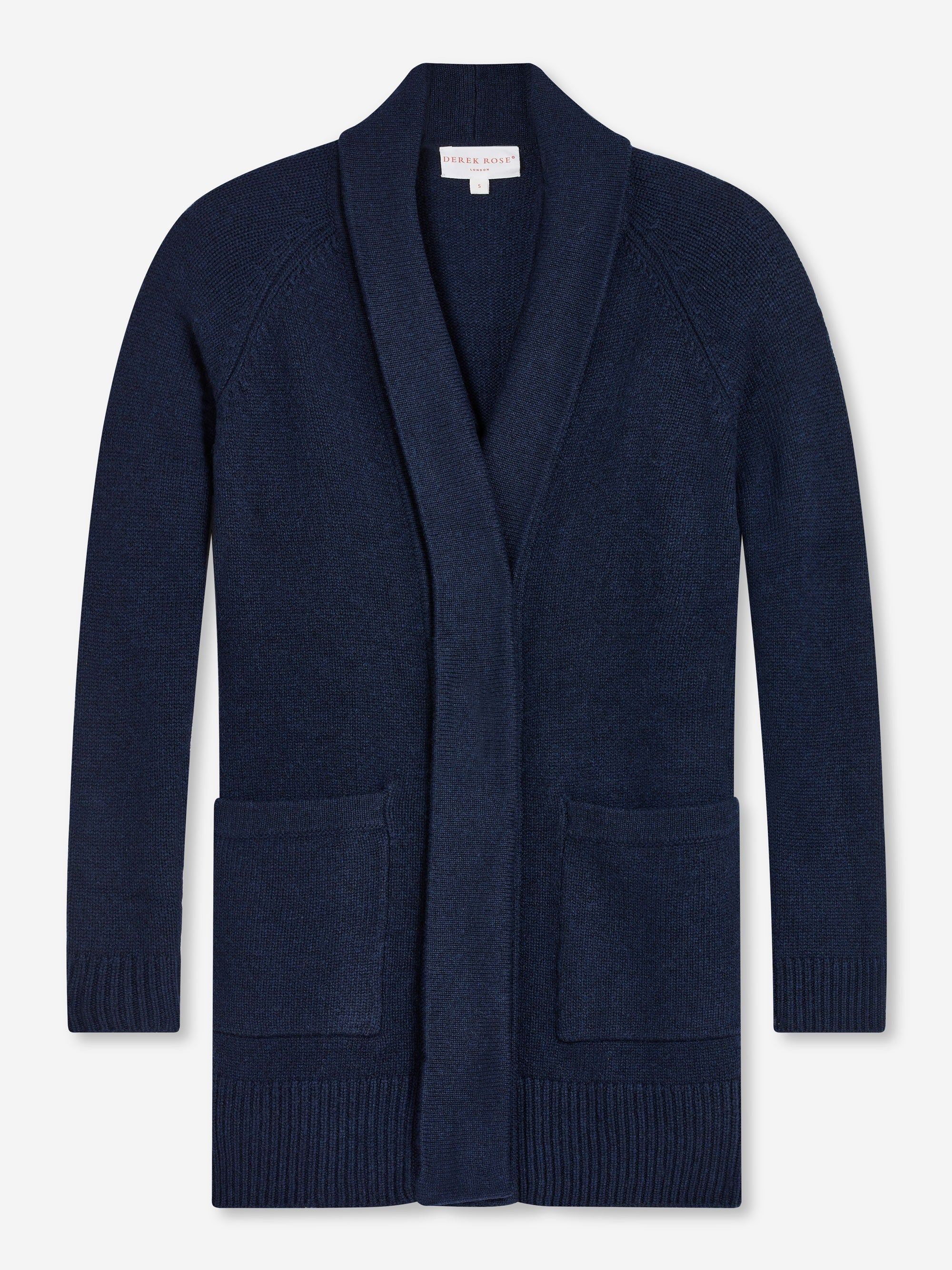 Women's Cardigan Nina Cashmere Navy sold by Derek Rose product image thumbnail 2