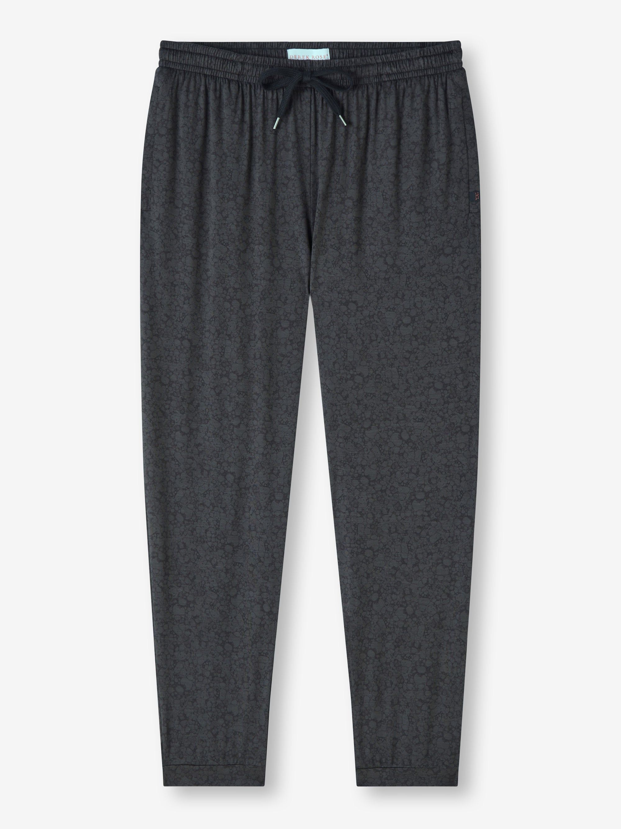Men's Track Pants London 10 Micro Modal Black sold by Derek Rose product image thumbnail 2