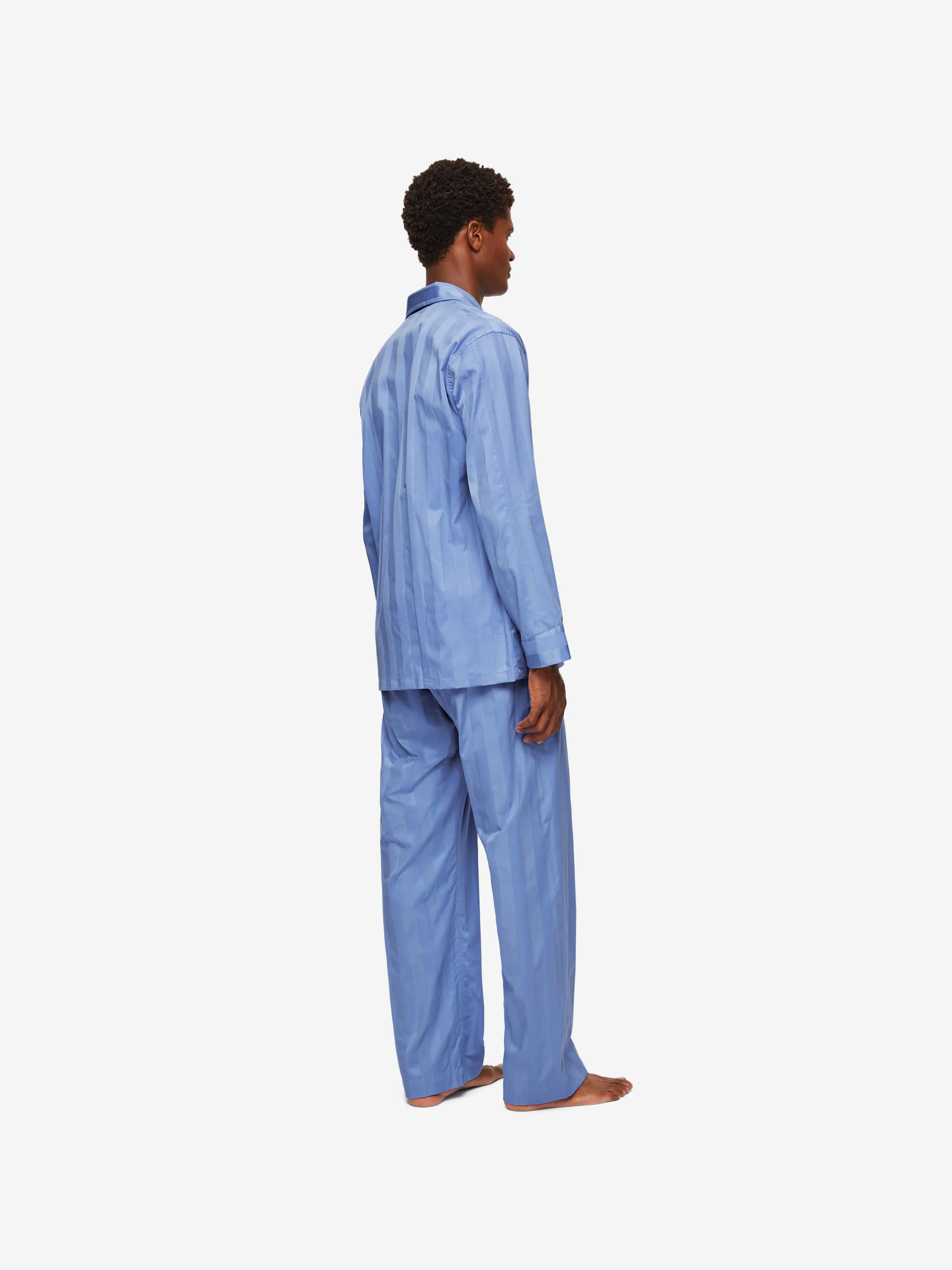 Men's Classic Fit Pajamas Lingfield Cotton French sold by Derek Rose product image thumbnail 5