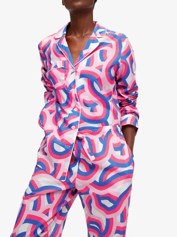 Women's Pyjamas Ledbury 51 Cotton Batiste Multi sold by Derek Rose