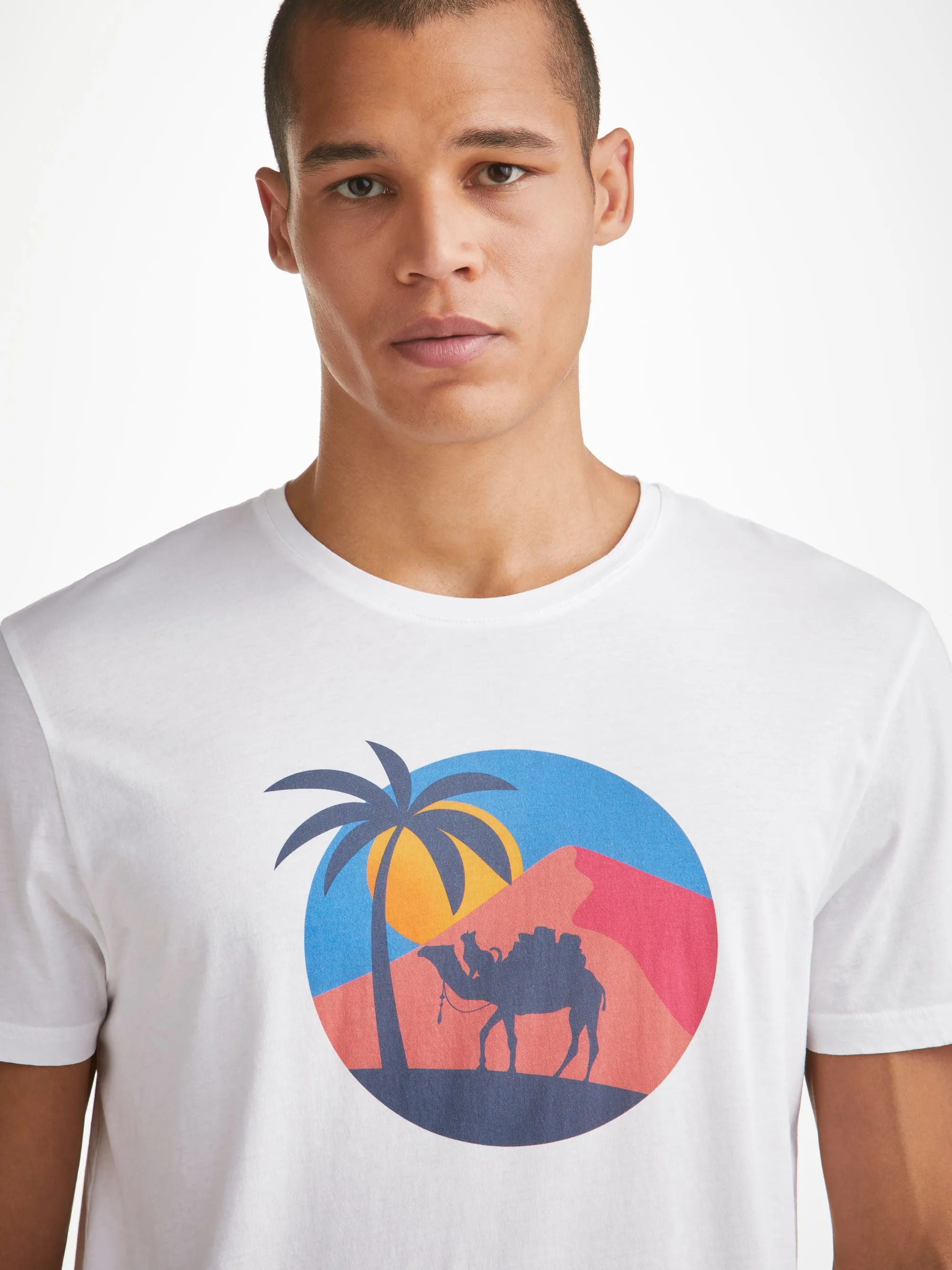 Men's T-Shirt Ripley 19 Pima Cotton White sold by Derek Rose product image thumbnail 5