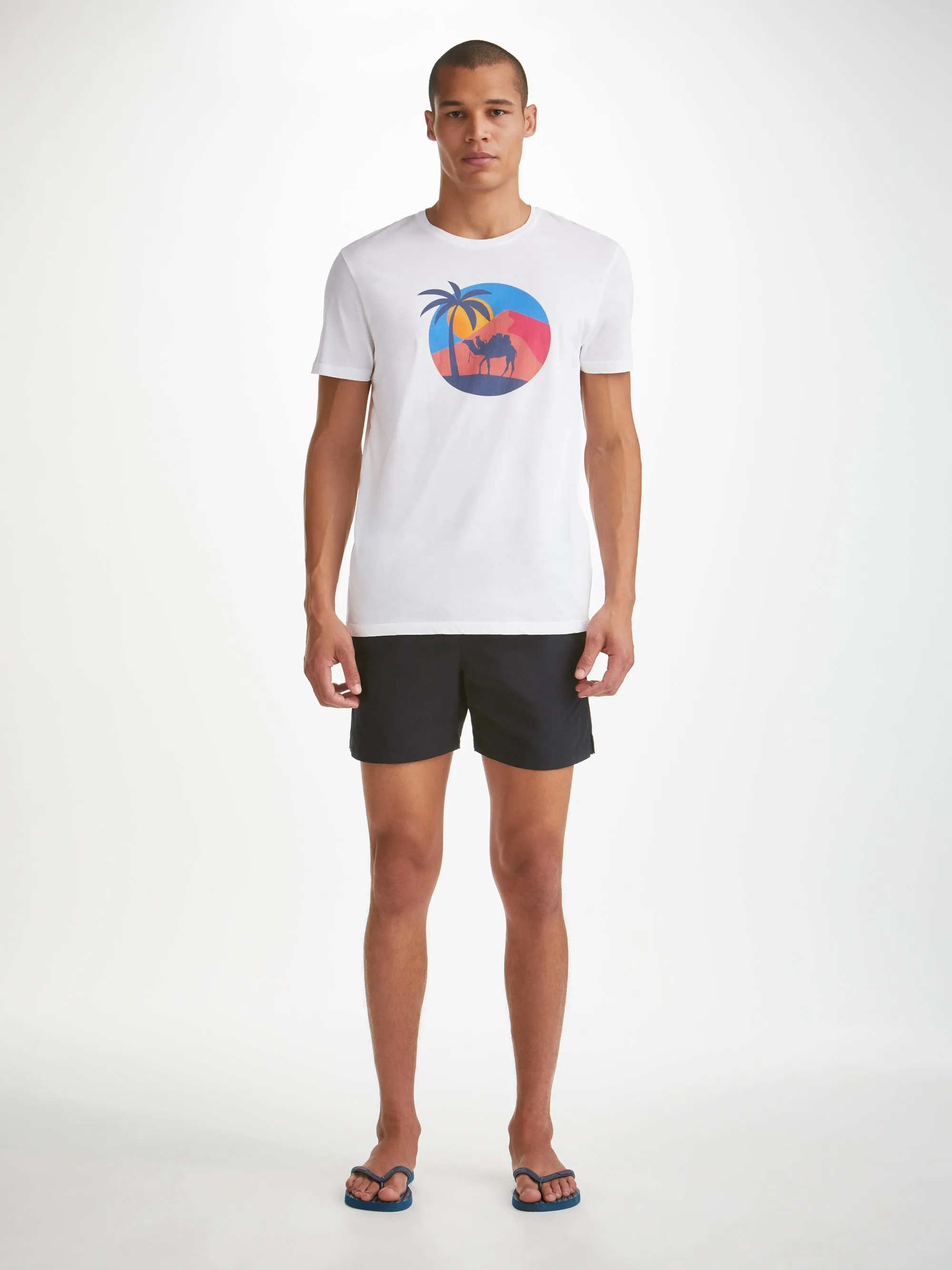 Men's T-Shirt Ripley 19 Pima Cotton White sold by Derek Rose product image thumbnail 3