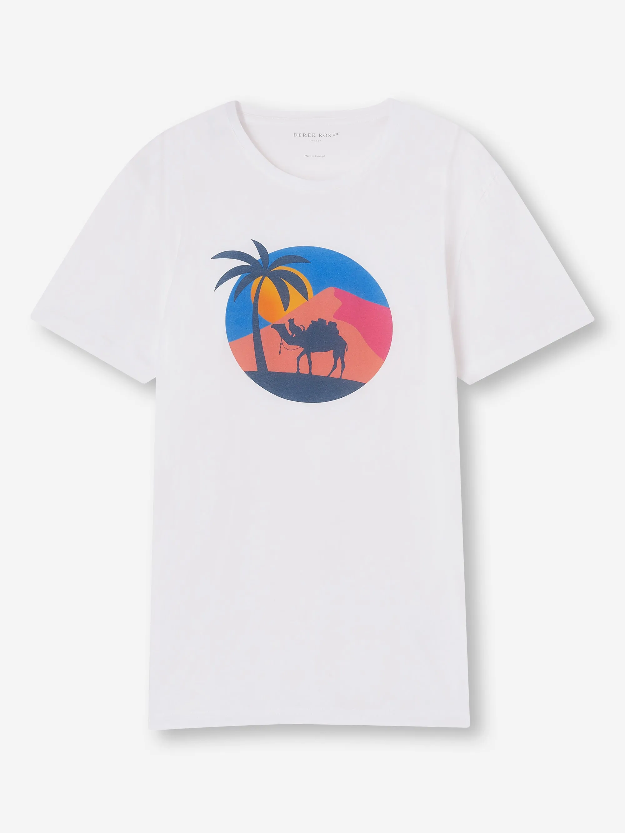 Men's T-Shirt Ripley 19 Pima Cotton White sold by Derek Rose product image thumbnail 2