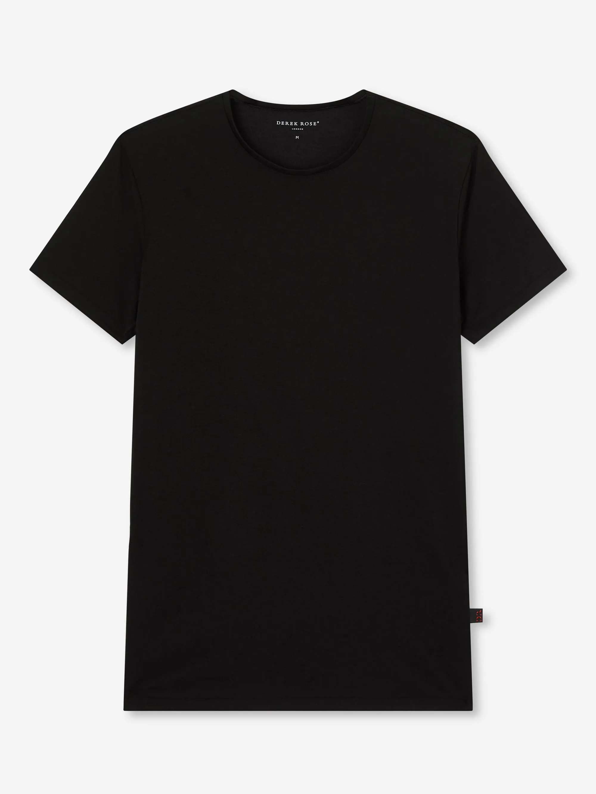 Men's Underwear T-Shirt Jack Pima Cotton Stretch Black sold by Derek Rose product image thumbnail 2