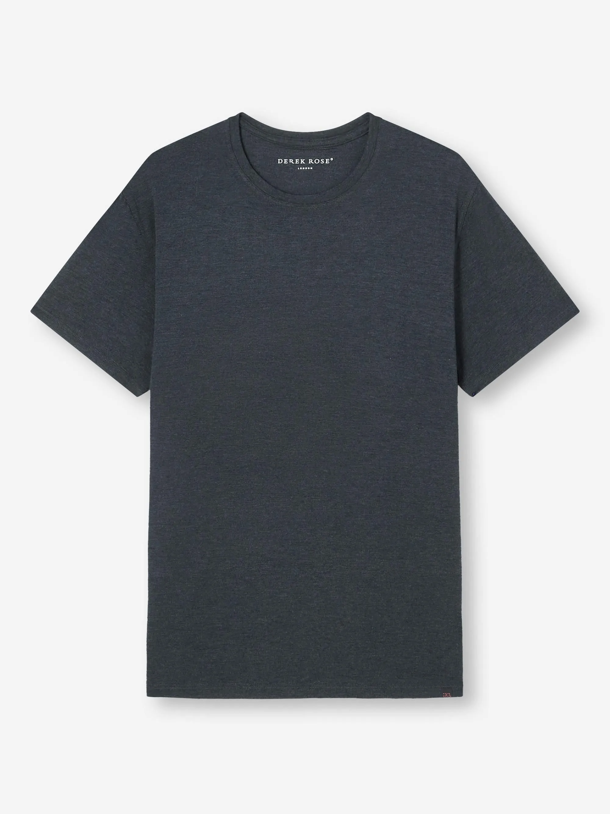 Marlowe Micro Modal T-Shirt Anthracite Gray sold by Derek Rose product image thumbnail 2