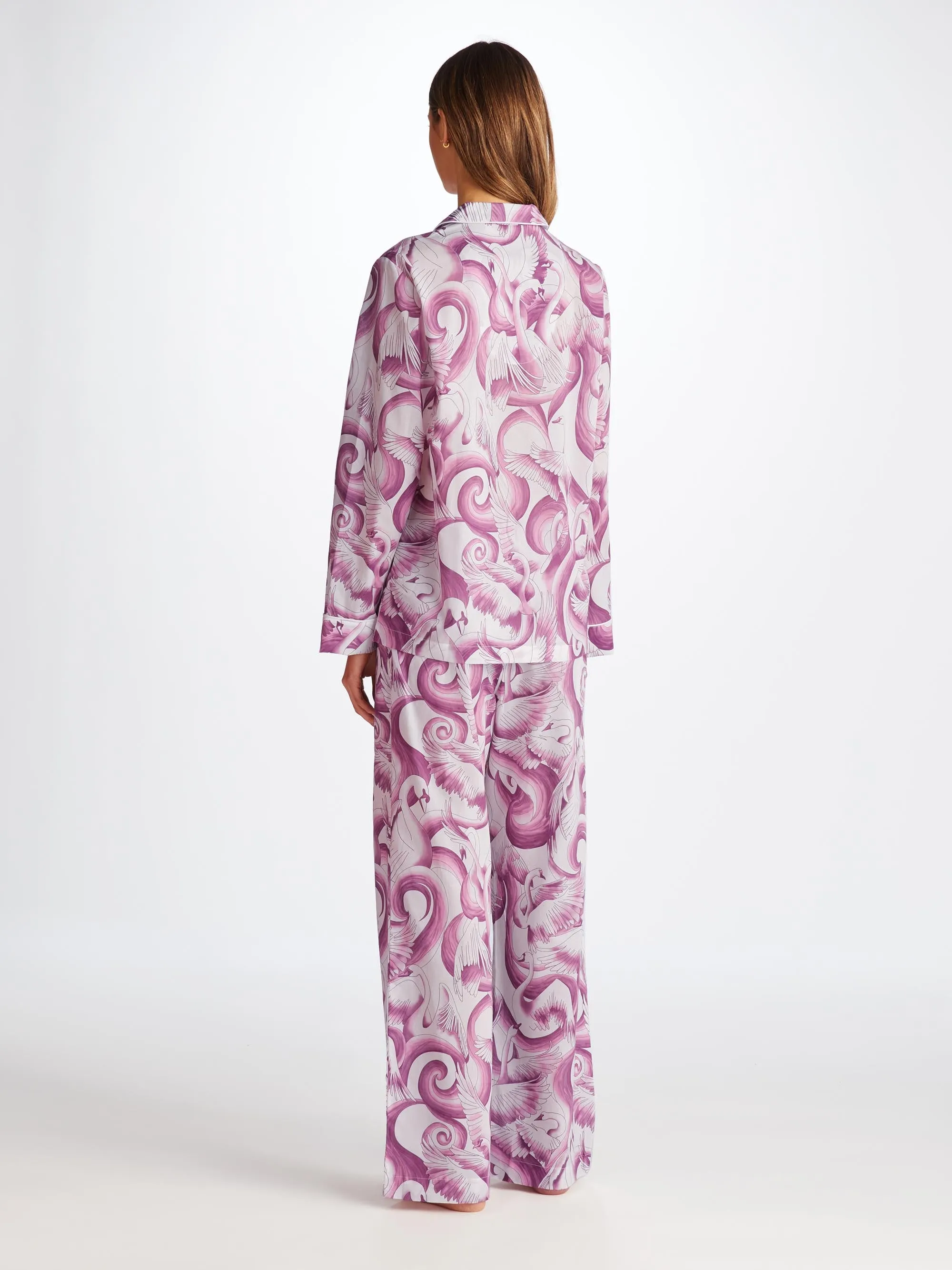 Women's Pajamas Ledbury 75 Cotton Batiste White sold by Derek Rose product image thumbnail 5