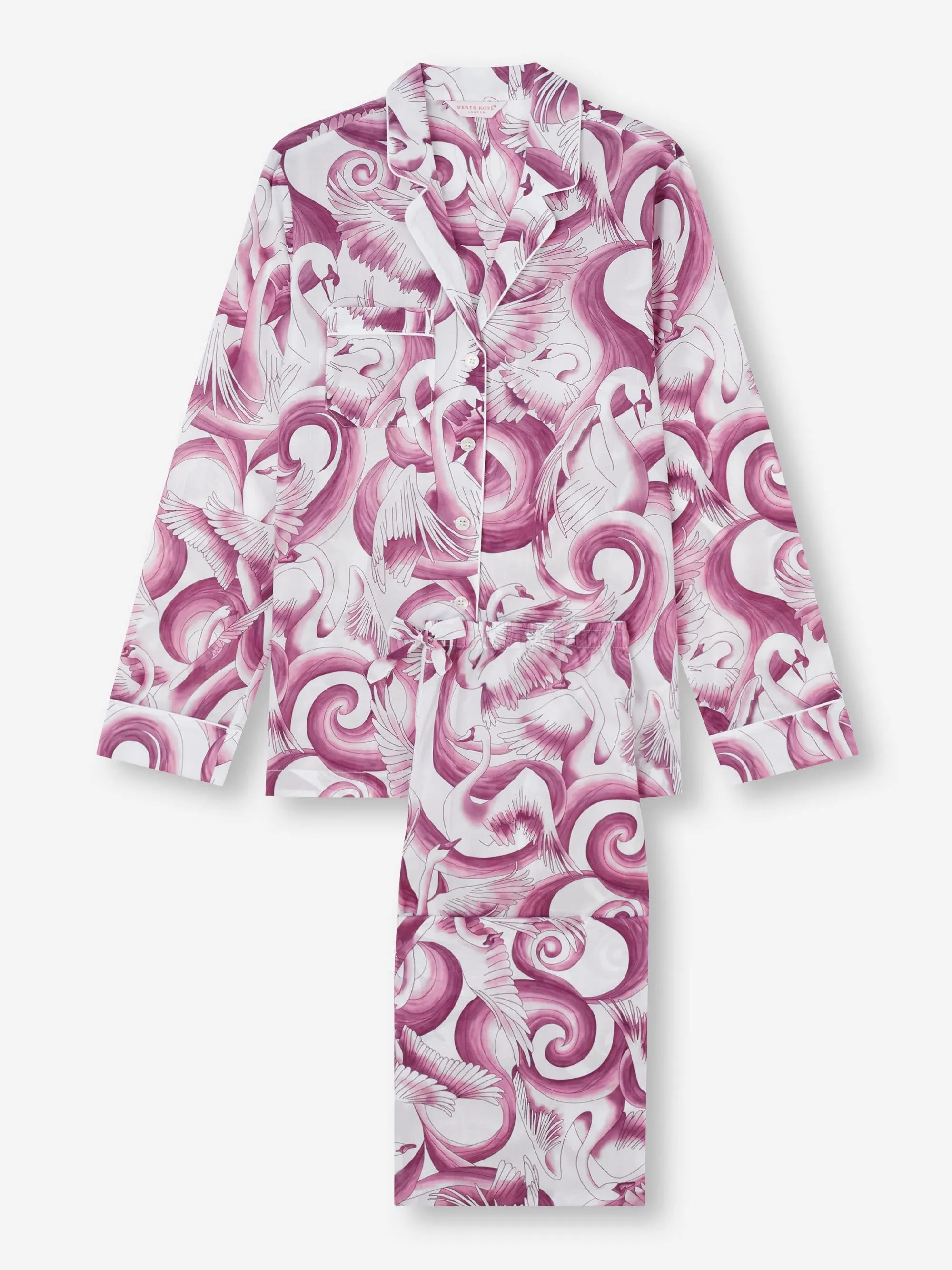 Women's Pajamas Ledbury 75 Cotton Batiste White sold by Derek Rose product image thumbnail 2