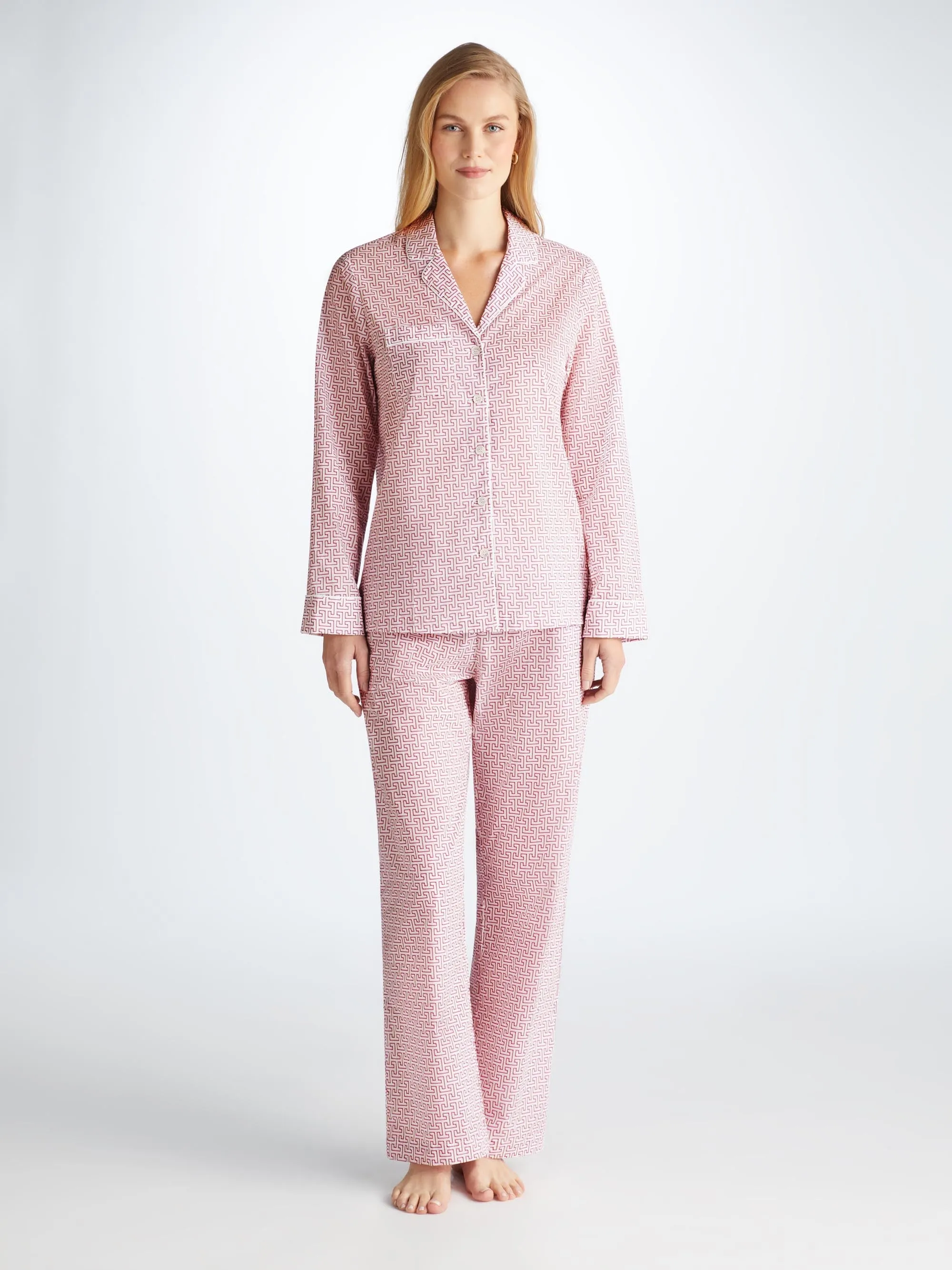 Women's Pajamas Ledbury 72 Cotton Batiste White sold by Derek Rose product image thumbnail 3