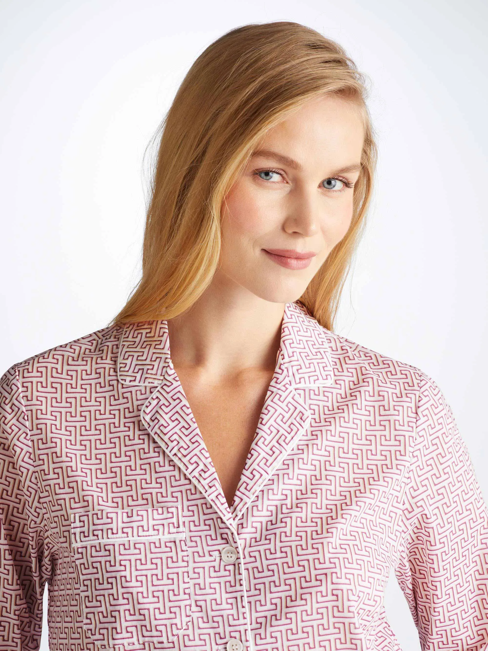 Women's Pajamas Ledbury 72 Cotton Batiste White sold by Derek Rose