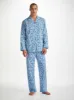 Men's Classic Fit Pyjamas Ledbury 69 Cotton Batiste Blue sold by Derek Rose
