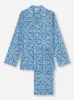 Men's Classic Fit Pyjamas Ledbury 69 Cotton Batiste Blue sold by Derek Rose