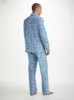 Men's Classic Fit Pyjamas Ledbury 69 Cotton Batiste Blue sold by Derek Rose