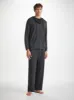 Men's Hoodie Marlowe Micro Modal Anthracite sold by Derek Rose