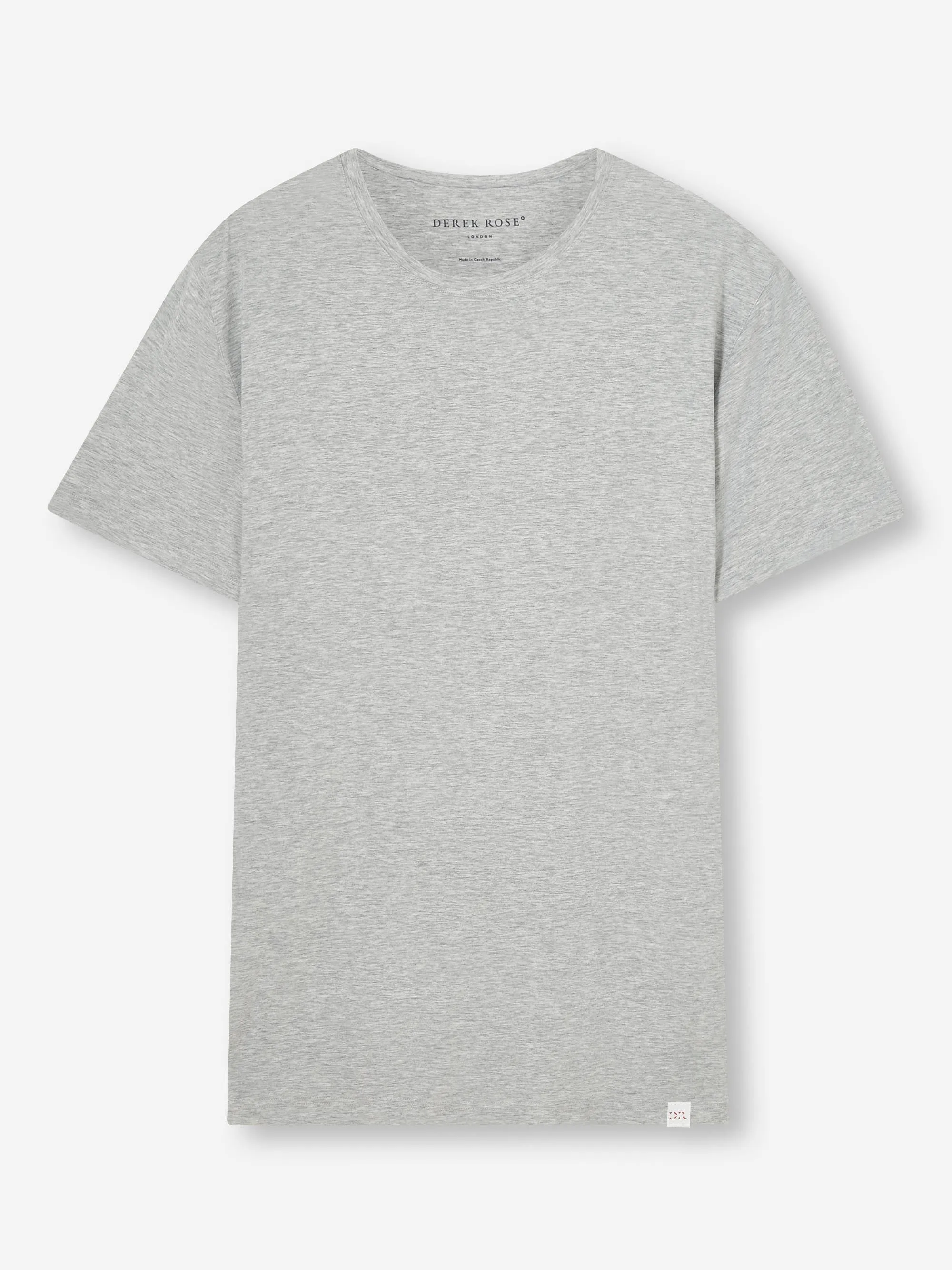 Ethan Micro Modal T-Shirt Silver Marl sold by Derek Rose product image thumbnail 2