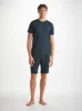 Men's T-Shirt London 12 Micro Modal Navy sold by Derek Rose