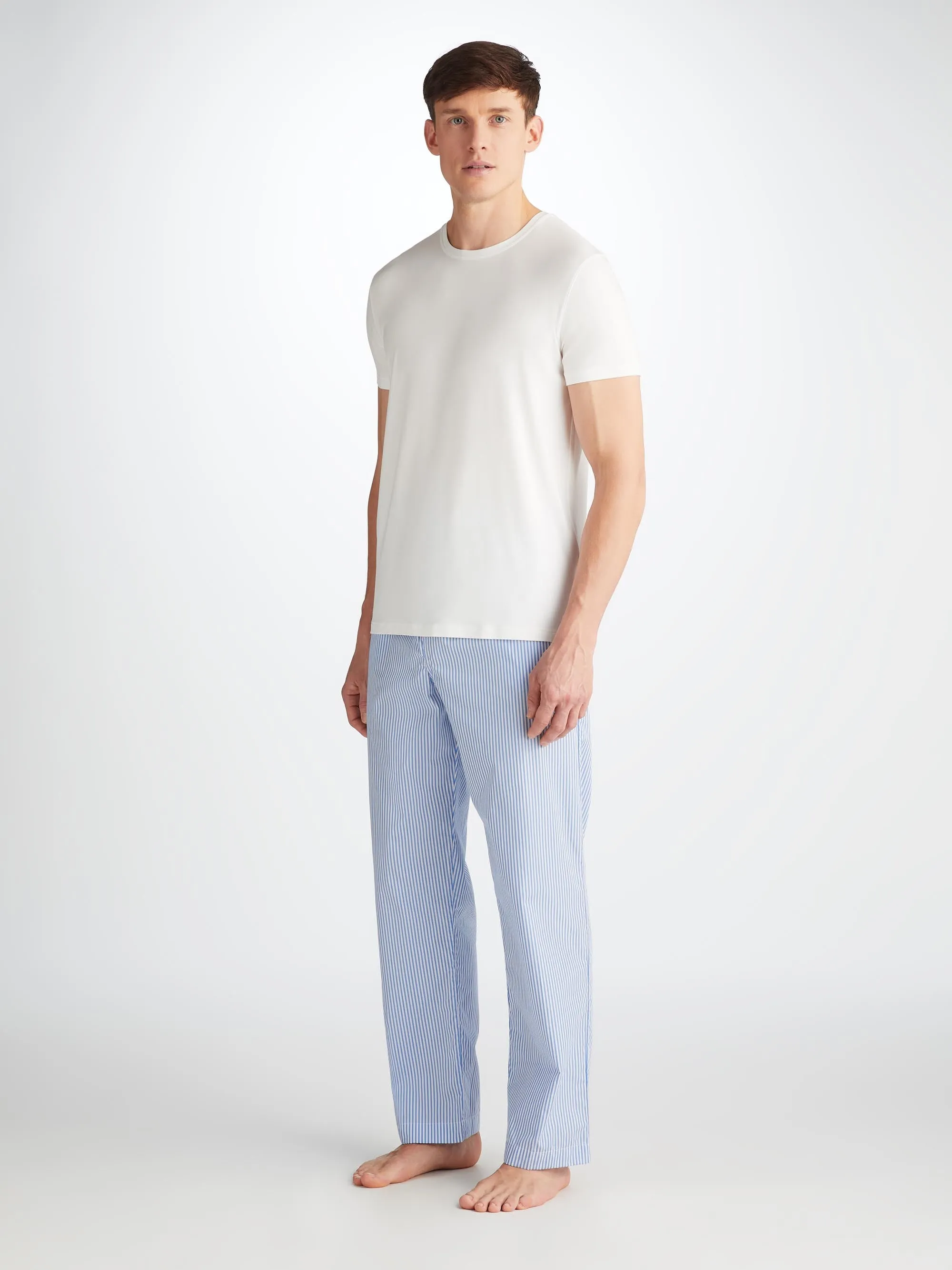 Men's Lounge Pants James Cotton Blue sold by Derek Rose product image thumbnail 4