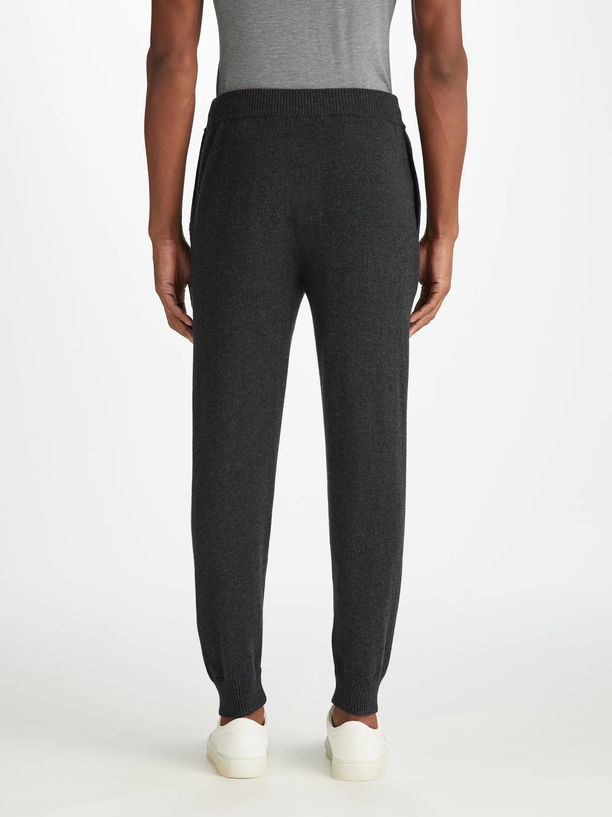 Men's Track Pants Finley Cashmere Charcoal sold by Derek Rose product image thumbnail 5