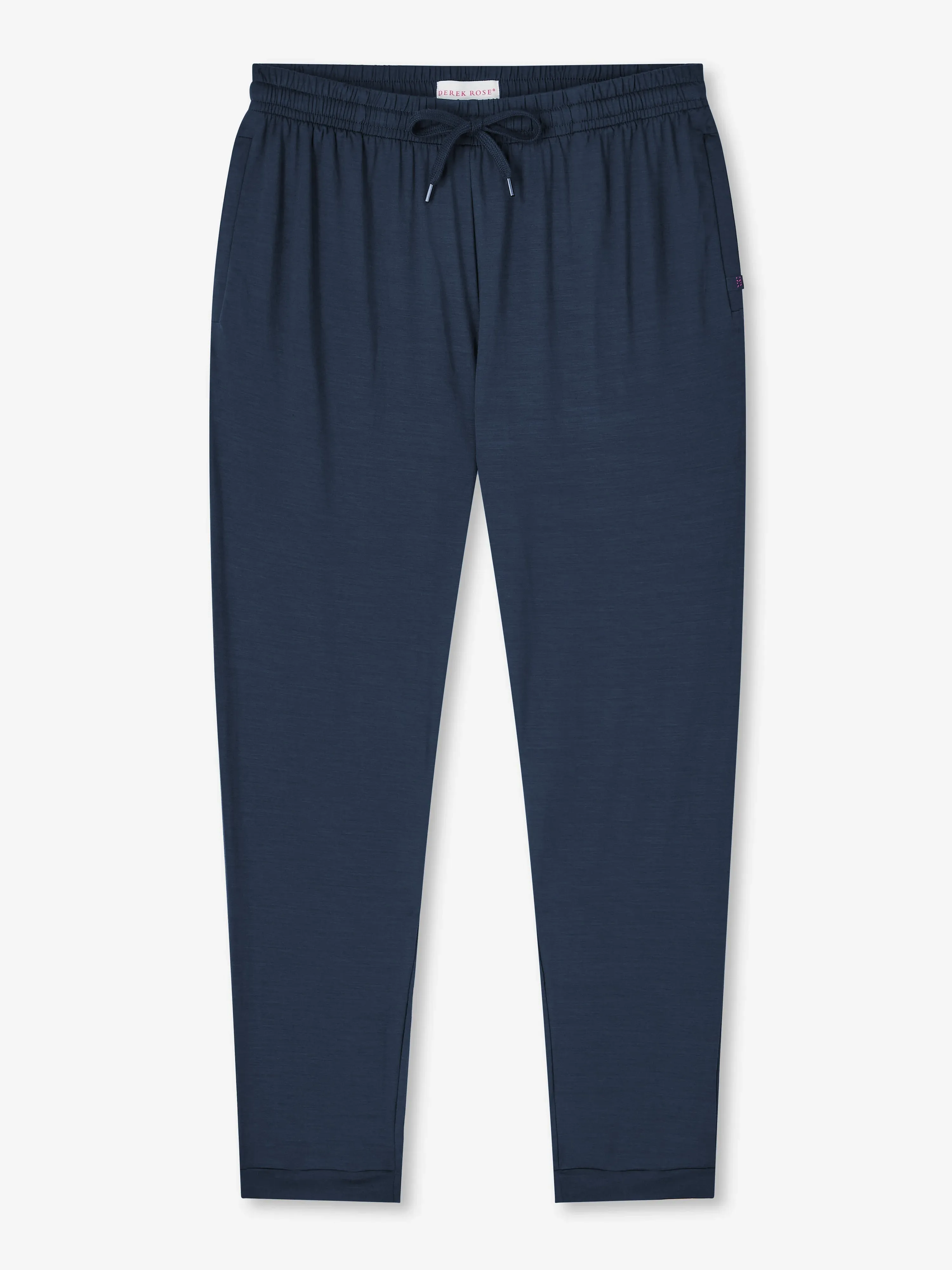 Men's Track Pants Basel Micro Modal Stretch Navy sold by Derek Rose product image thumbnail 2
