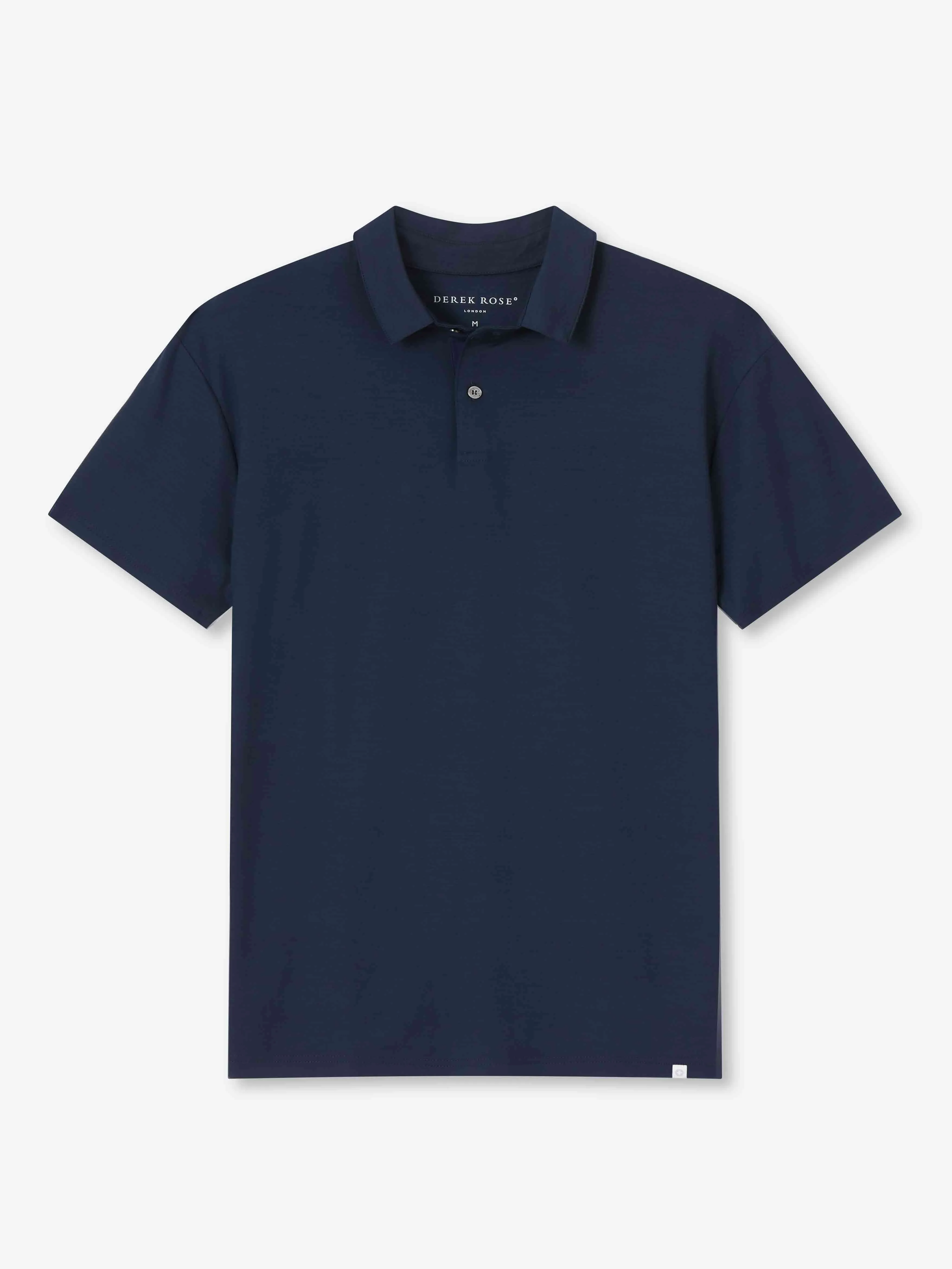 Men's Polo Shirt Basel Micro Modal Stretch Navy sold by Derek Rose product image thumbnail 2