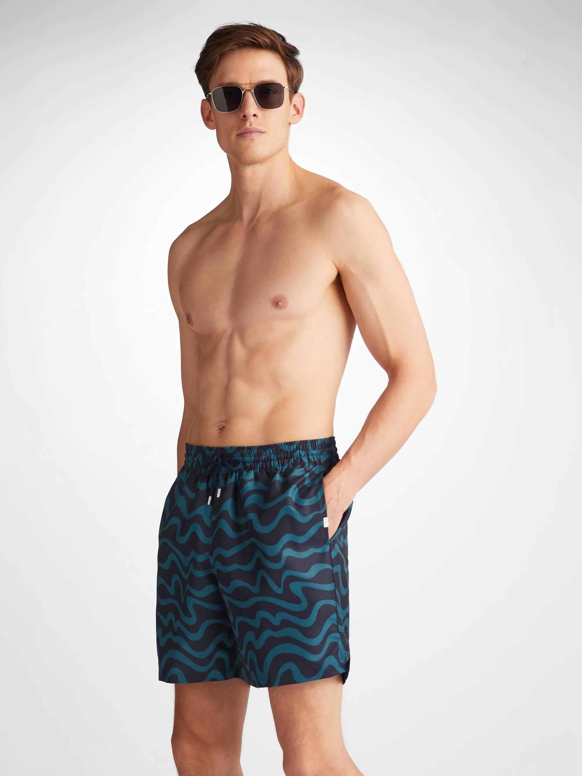 Men's Swim Shorts Maui 63 Navy sold by Derek Rose