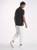 Men's Polo Shirt Jacob Sea Island Cotton Black sold by Derek Rose