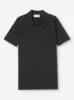 Men's Polo Shirt Jacob Sea Island Cotton Black sold by Derek Rose