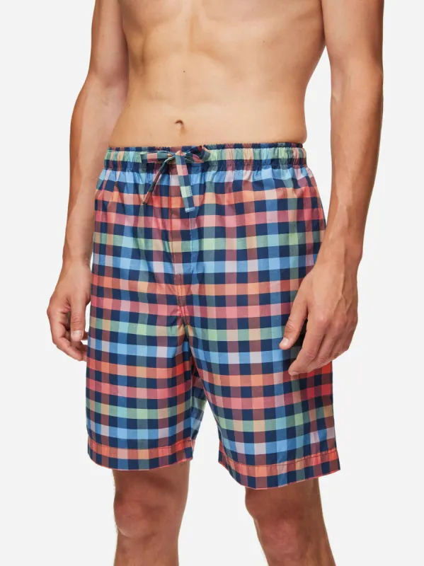 Men's Lounge Shorts Barker 34 Cotton Multi sold by Derek Rose