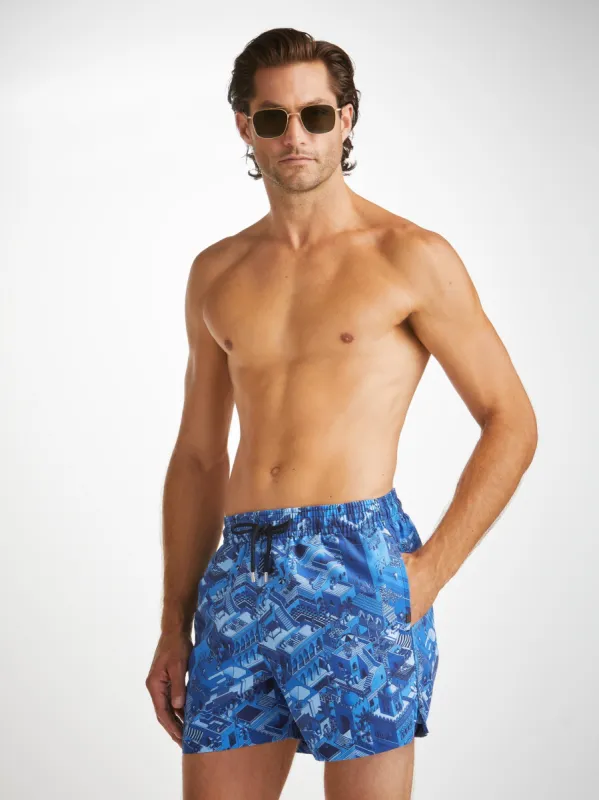 Men's Short Swim Shorts Maui 60 Blue sold by Derek Rose