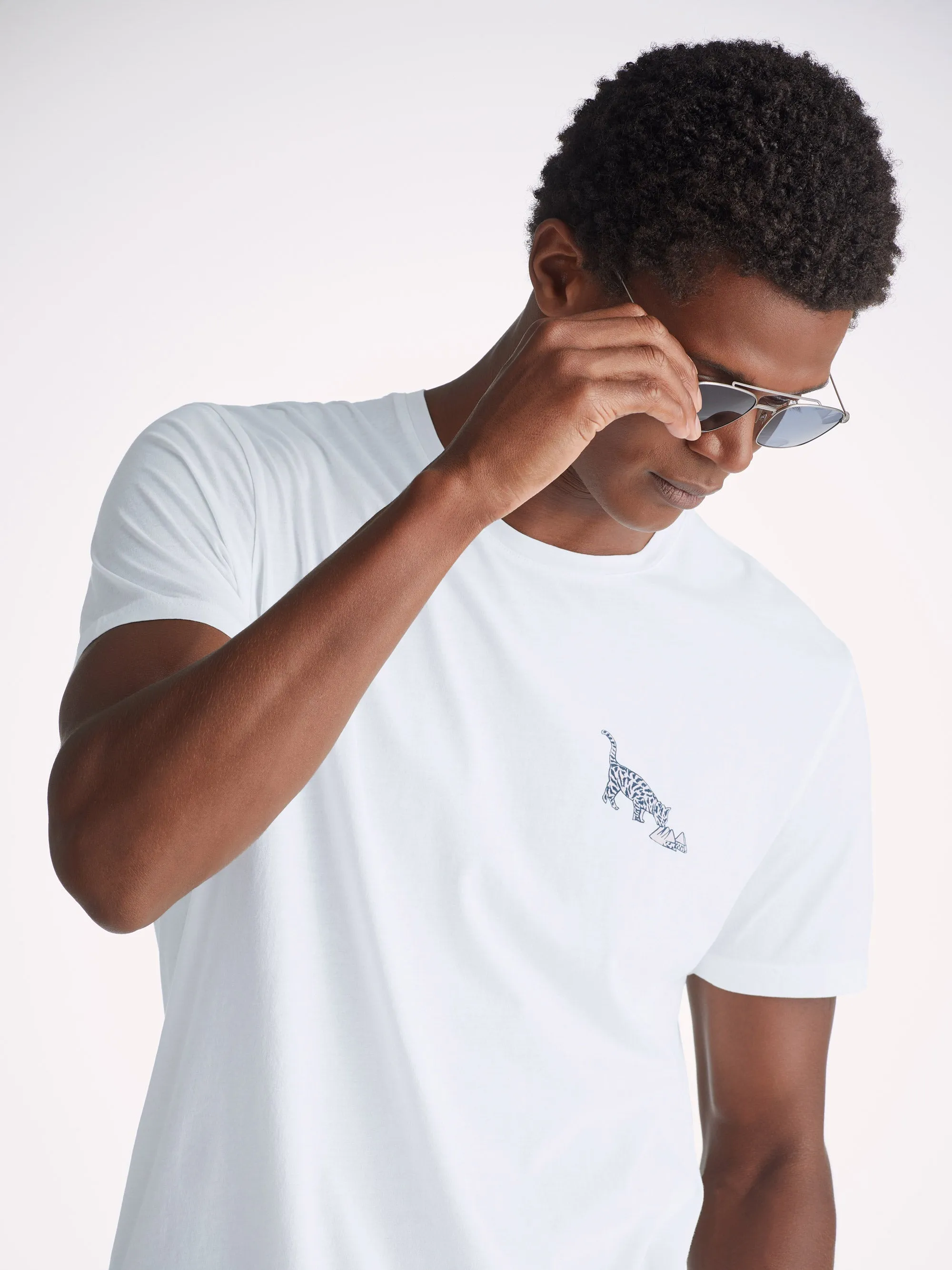 Men's T-Shirt Ripley 16 Pima Cotton White sold by Derek Rose