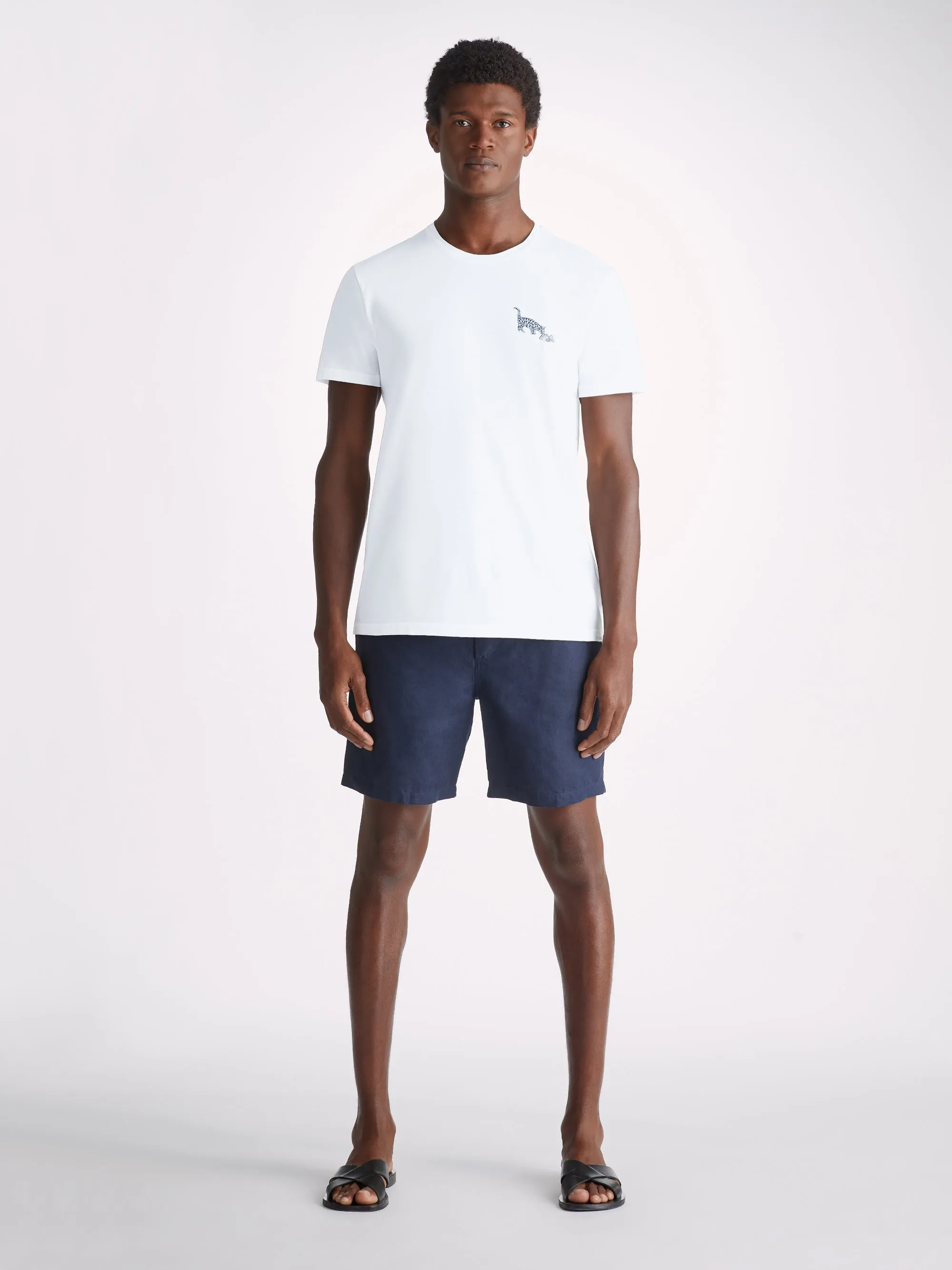 Men's T-Shirt Ripley 16 Pima Cotton White sold by Derek Rose product image thumbnail 3