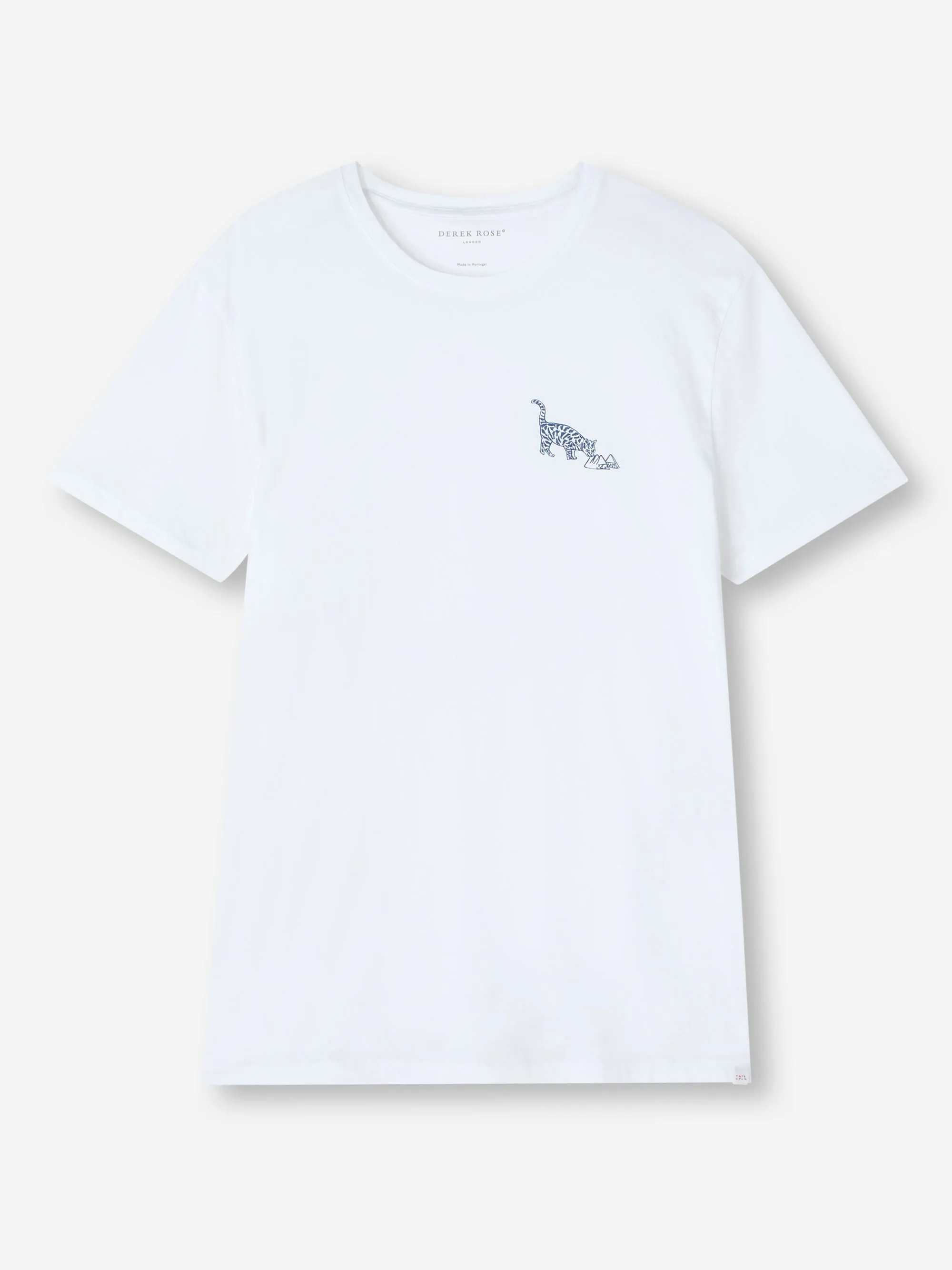 Men's T-Shirt Ripley 16 Pima Cotton White sold by Derek Rose product image thumbnail 2