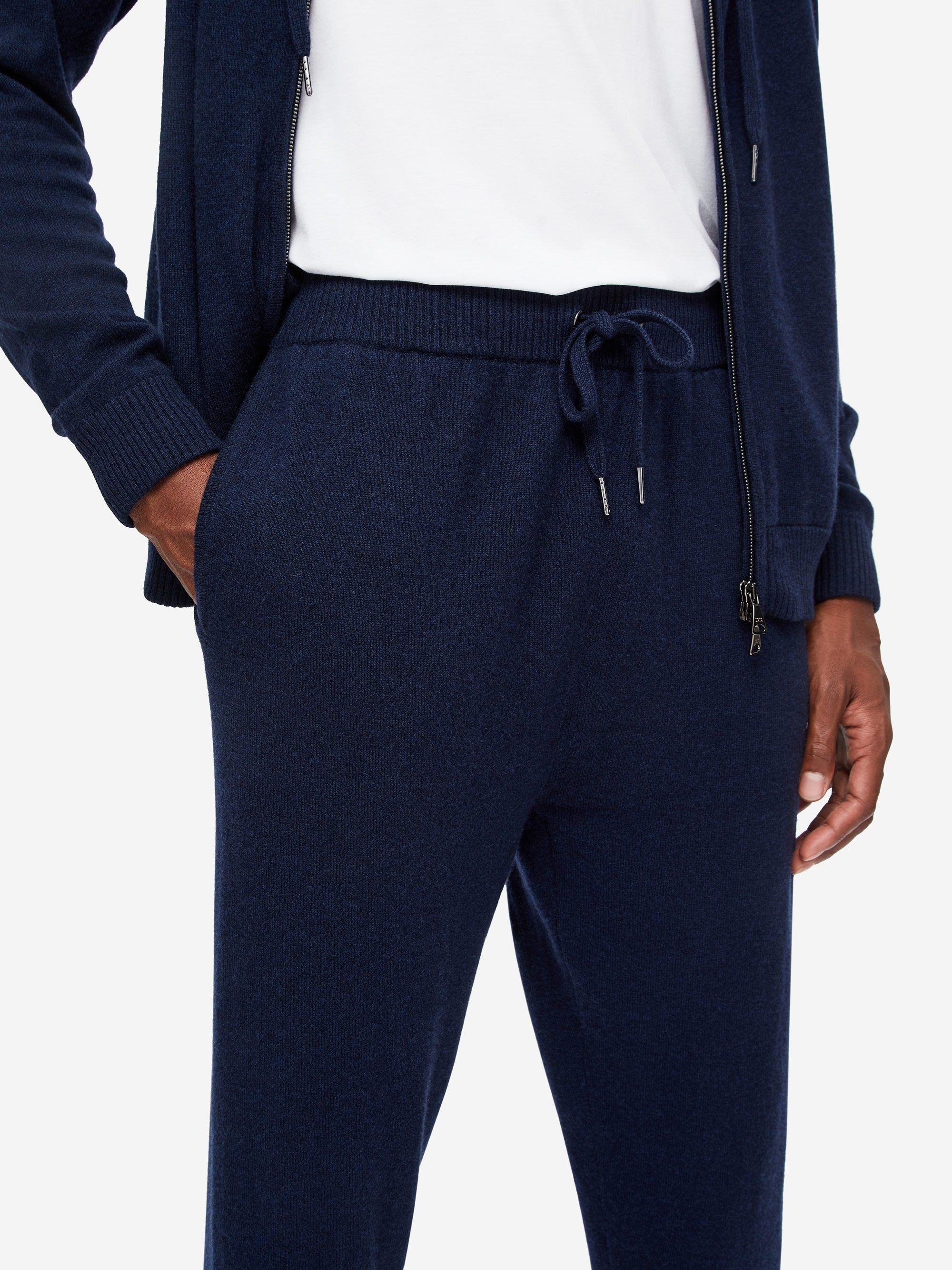 Men's Track Pants Finley Cashmere Midnight sold by Derek Rose product image thumbnail 5