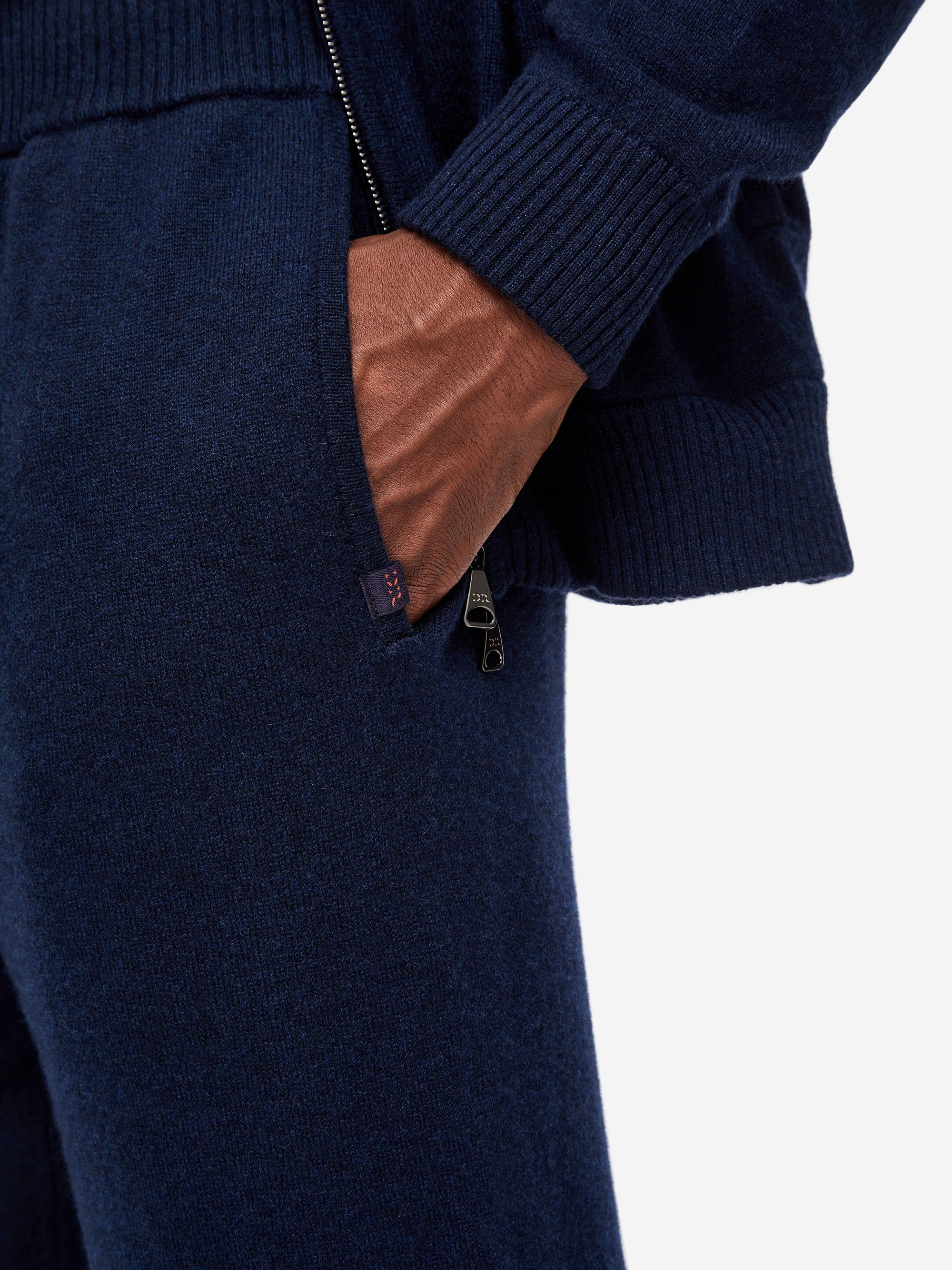 Men's Track Pants Finley Cashmere Midnight sold by Derek Rose product image thumbnail 6